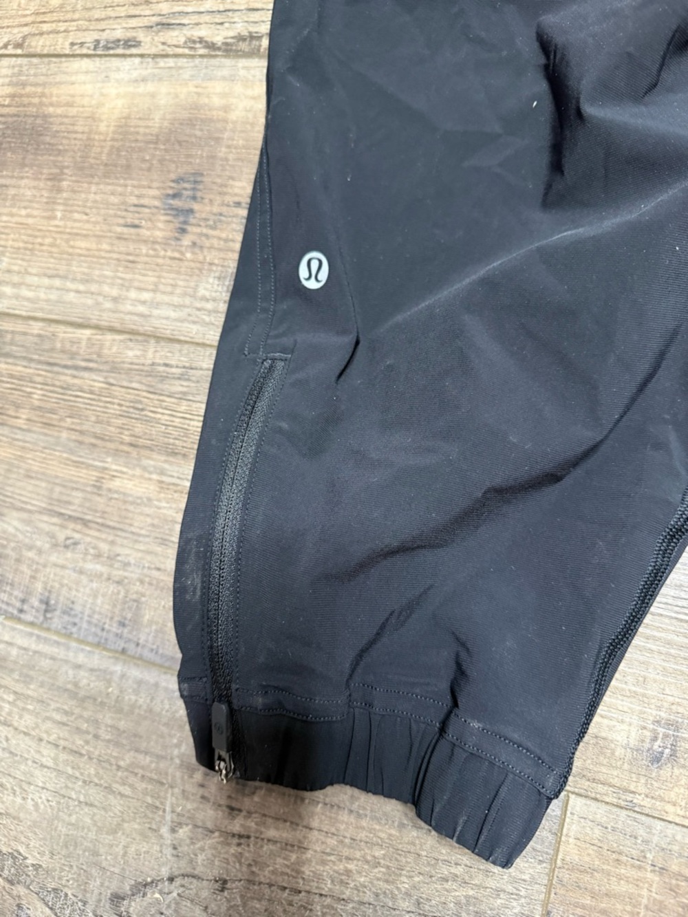 Lululemon Adapted State High-Rise Cropped Jogger Black Lycra Women's 12 - Picture 6 of 8